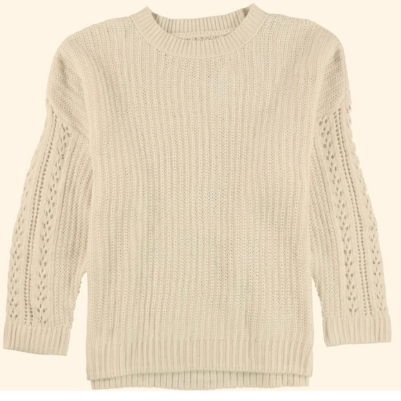 COPY - NWOT- American Eagle Off White Knit Pullover Sweater - Picture 1 of 6